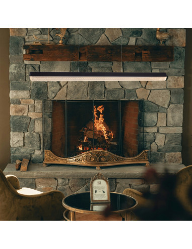 Lampa wisząca LED ANABELLA z kryształowym kloszem, czarna, regulowana, nowoczesny design do jadalni i salonu