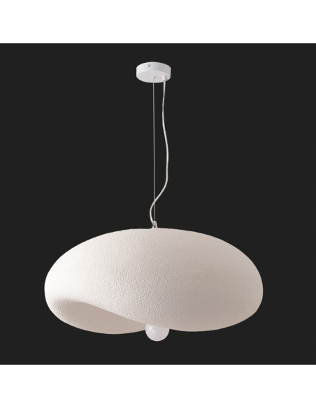 Lampa wisząca Stone w kształcie chmurki - nowoczesny design inspirowany naturą do jadalni i salonu