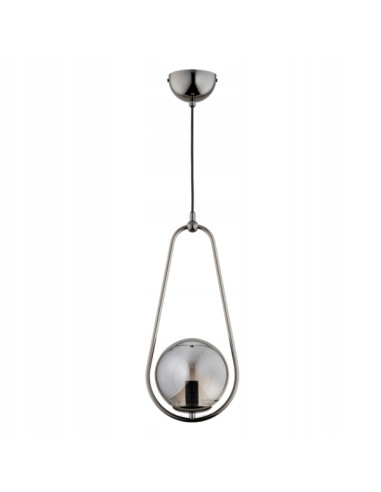 Stylowy żyrandol ELIPSA 150 CHROM - nowoczesny metalowy akcent do jadalni, biura i salonu