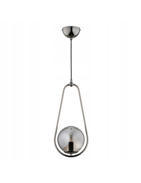 Stylowy żyrandol ELIPSA 150 CHROM - nowoczesny metalowy akcent do jadalni, biura i salonu