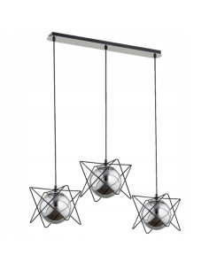 Nowoczesny żyrandol SAGITO TRACK w metalicznych odcieniach – elegancka lampa sufitowa do wnętrz glamour i hoteli