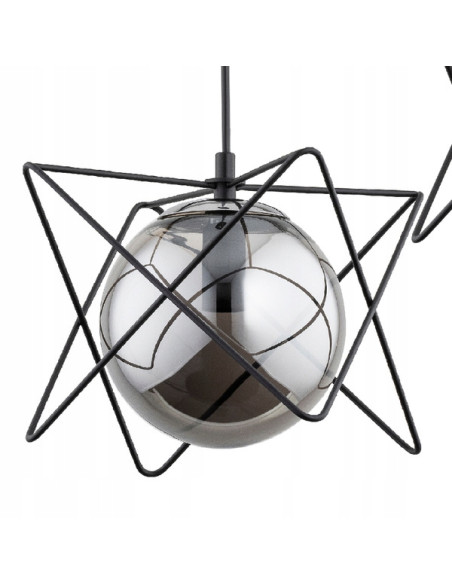 Nowoczesny żyrandol SAGITO TRACK w metalicznych odcieniach – elegancka lampa sufitowa do wnętrz glamour i hoteli