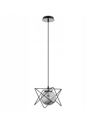 Lampa wisząca SAGITO TRACK CHROM - elegancka geometria do biura, jadalni i nowoczesnych aranżacji wnętrz