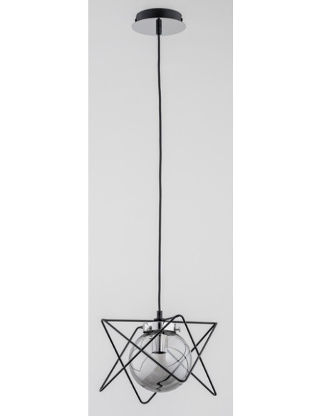 Lampa wisząca SAGITO TRACK CHROM - elegancka geometria do biura, jadalni i nowoczesnych aranżacji wnętrz