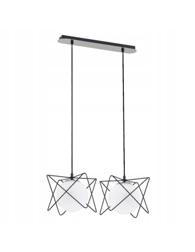 Lampa wisząca SAGITO TRACK - nowoczesny design, regulacja wysokości, czarno-biała, idealna do biura i mieszkania.