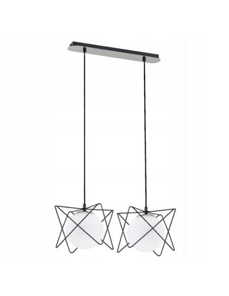 Lampa wisząca SAGITO TRACK - nowoczesny design, regulacja wysokości, czarno-biała, idealna do biura i mieszkania.