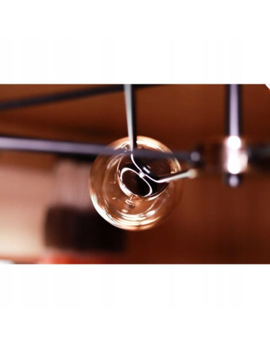 Lampa sufitowa Sagito – elegancka lampa z mosiężnymi akcentami, z regulacją intensywności i nowoczesnym designem.