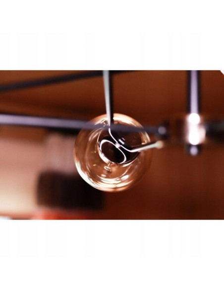 Lampa sufitowa Sagito – elegancka lampa z mosiężnymi akcentami, z regulacją intensywności i nowoczesnym designem.