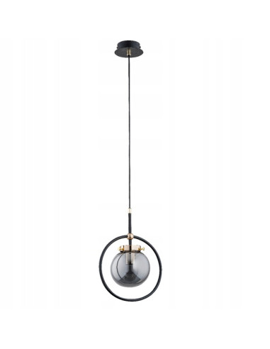 Lampa wisząca AKIRA z czarną ramką, minimalistyczna, dimmable E27 do biura, jadalni i salonu