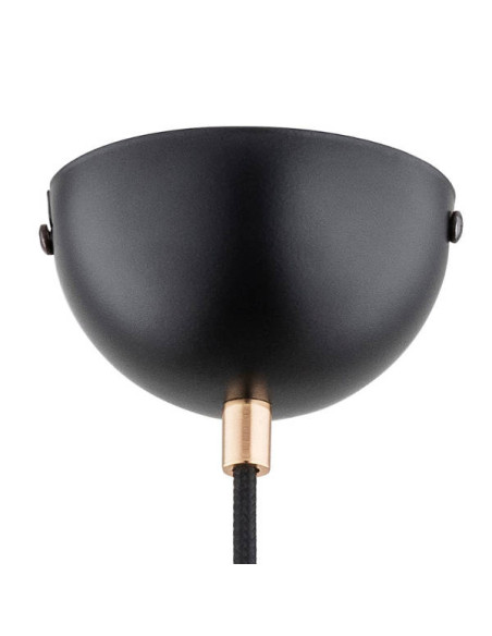 Lampa sufitowa LERANS ZŁOTA z naftowym akcentem, elegancka i nowoczesna do stylowych wnętrz.