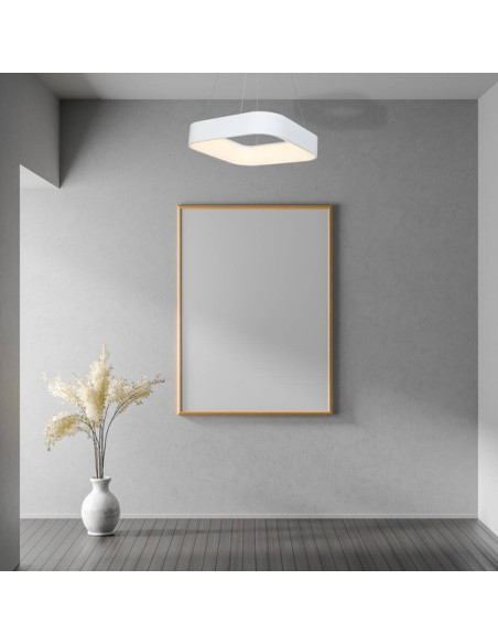 Nowoczesna lampa wisząca ASTRO LED z regulacją wysokości i zmienną barwą światła do biura i domu, energooszczędna