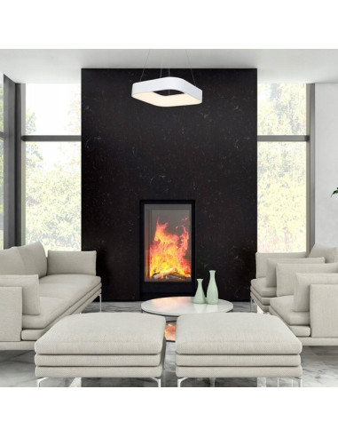 Nowoczesna lampa wisząca ASTRO LED z regulacją wysokości i zmienną barwą światła do biura i domu, energooszczędna