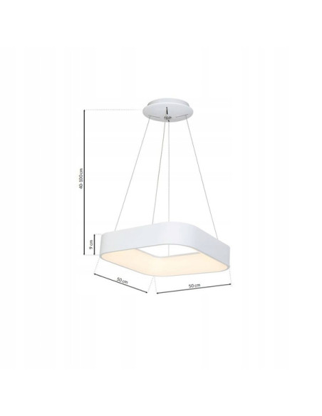 Nowoczesna lampa wisząca ASTRO LED z regulacją wysokości i zmienną barwą światła do biura i domu, energooszczędna