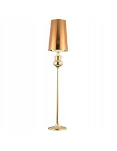 Lampa podłogowa glamour QUEEN-F Złota - Elegancka smukła lampa do salonu, sypialni i jadalni z ozdobami. 2