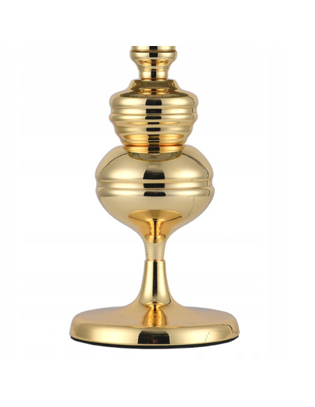 Lampa stołowa QUEEN w stylu glamour z złotą podstawą – elegancja i nowoczesność w Twoim wnętrzu