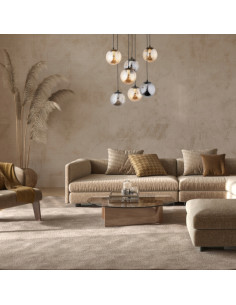 Lampa wisząca ORGINAL 7-punktowa, elegancka do biura i domu, regulowana wysokość, dostępna w różnych kolorach 2