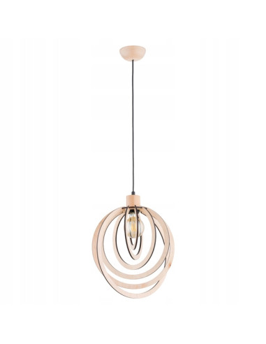 Lampa wisząca SOLINA - Drewniana elegancja w stylu skandynawskim do każdego wnętrza