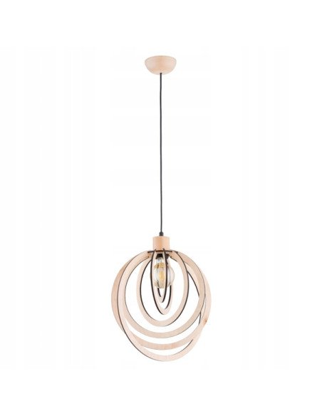 Lampa wisząca SOLINA - Drewniana elegancja w stylu skandynawskim do każdego wnętrza