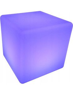 Nowoczesna Lampa Ogrodowa RGB CUBIC 50cm – Stylowy Stolik LED do Restauracji i Przestrzeni Zewnętrznych 2