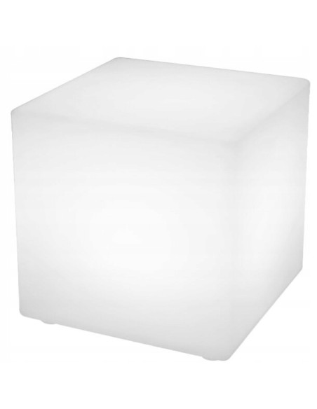 Nowoczesna Lampa Ogrodowa RGB CUBIC 50cm – Stylowy Stolik LED do Restauracji i Przestrzeni Zewnętrznych