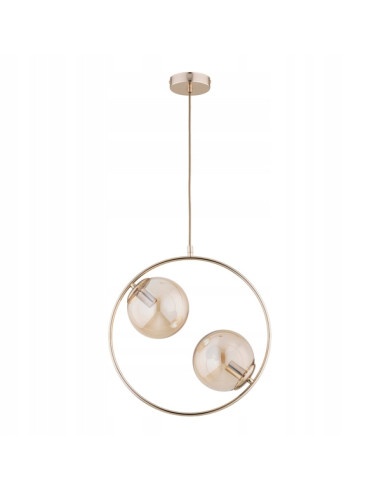 Lampa wisząca ADINO S 54 w kolorze złotym - elegancki element dekoracyjny do nowoczesnych wnętrz.