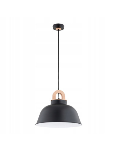 Lampa wisząca VAYPER DUO CZARNA - skandynawskie oświetlenie z możliwością ściemniania do nowoczesnych wnętrz