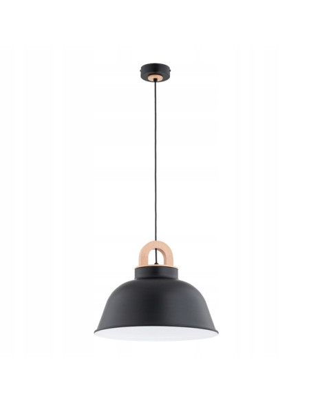 Lampa wisząca VAYPER DUO CZARNA - skandynawskie oświetlenie z możliwością ściemniania do nowoczesnych wnętrz