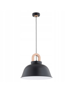 Lampa wisząca VAYPER CZARNA – elegancka metalowa lampa z możliwością ściemniania do nowoczesnych wnętrz.