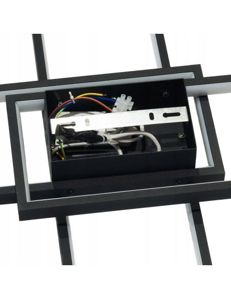 Lampa sufitowa LED Artesia 92W z pilotem - nowoczesny design, regulacja barwy 3000K-6000K, idealna do biur i mieszkań