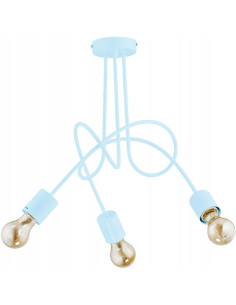 Lampa Żyrandol TANGO BLUE - Minimalistyczna Elegancja do Nowoczesnych Wnętrz