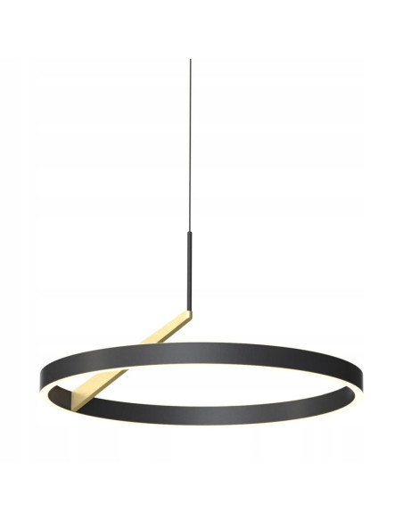 Lampa wisząca MALU Ring - nowoczesna lampa LED w złotym wykończeniu, idealna do eleganckich wnętrz