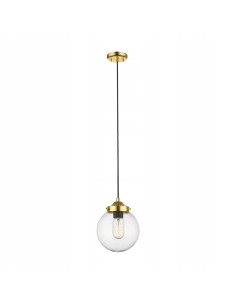 Lampa wisząca RIANO w złocie i czerni – elegancki design do jadalni, kuchni i salonu z regulowaną wysokością