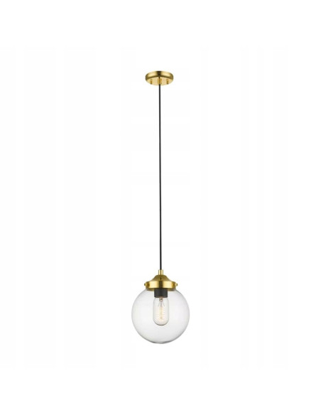 Lampa wisząca RIANO w złocie i czerni – elegancki design do jadalni, kuchni i salonu z regulowaną wysokością