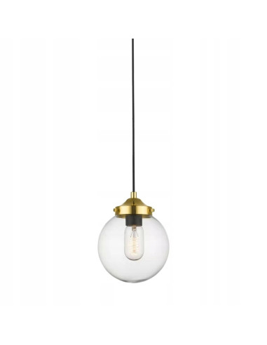 Lampa wisząca RIANO w złocie i czerni – elegancki design do jadalni, kuchni i salonu z regulowaną wysokością