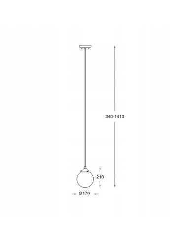 Lampa wisząca RIANO w złocie i czerni – elegancki design do jadalni, kuchni i salonu z regulowaną wysokością