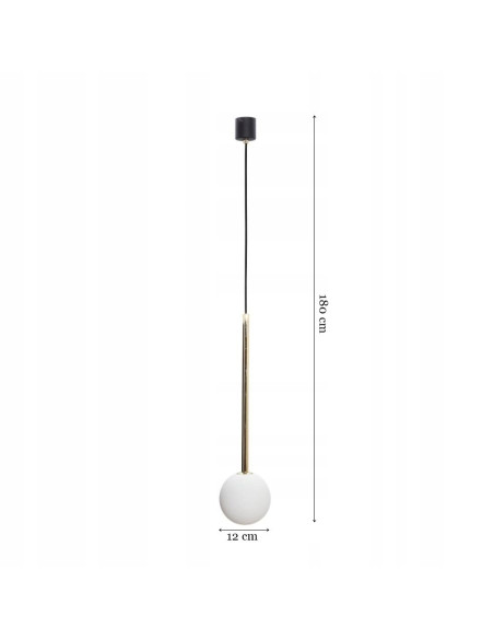 Lampa wisząca ALI – minimalistyczny design z regulacją wysokości do jadalni, salonu lub sypialni, kolor metalik.