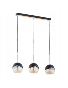 Lampa wisząca PRADA MIX - eleganckie oświetlenie w kolorze złota i czerni do kuchni, biura i salonu.