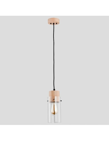 Lampa wisząca TANTUM DREWNO - Minimalistyczna elegancja do jadalni i nowoczesnych wnętrz