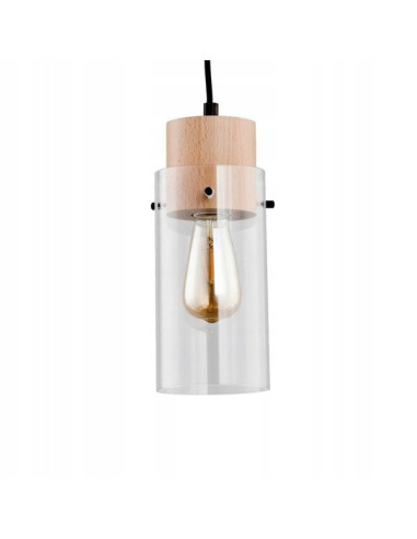 Lampa wisząca TANTUM DREWNO - Minimalistyczna elegancja do jadalni i nowoczesnych wnętrz
