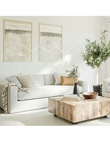 Lampa wisząca ZIGZAG LED 3000K - nowoczesna elegancja do kuchni i jadalni, regulowana wysokość, minimalistyczny design.