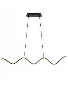 Stylowa lampa LED ZIGZAG czarna, regulowana - nowoczesne oświetlenie do biura, kuchni i salonu. 2