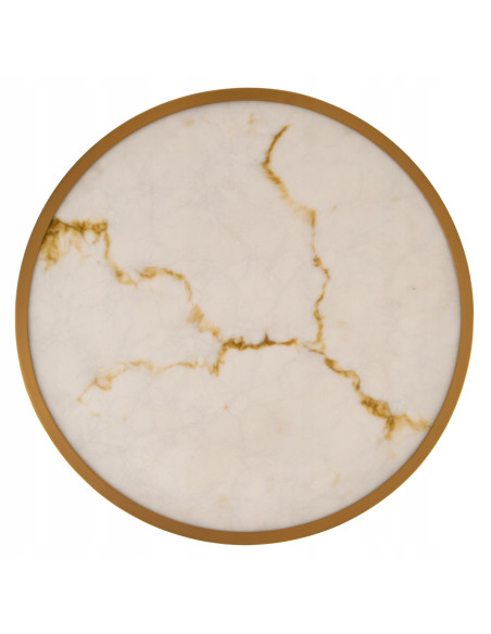 Lampa wisząca ALCHEMY z alabastru i złotym wykończeniem, 60 cm - elegancka dekoracja do wnętrz hotelowych i restauracyjnych