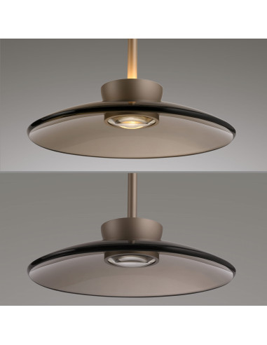 Lampa sufitowa Pure Moon LED - Nowoczesna elegancja z dwustronnym oświetleniem do każdego wnętrza