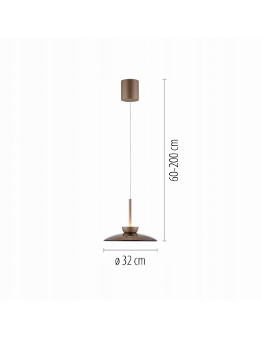 Lampa sufitowa Pure Moon LED - Nowoczesna elegancja z dwustronnym oświetleniem do każdego wnętrza