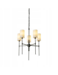 Żyrandol DARLING 5-punktowy w czarnym chromie - nowoczesna lampa do eleganckich wnętrz i stylowych przestrzeni 2