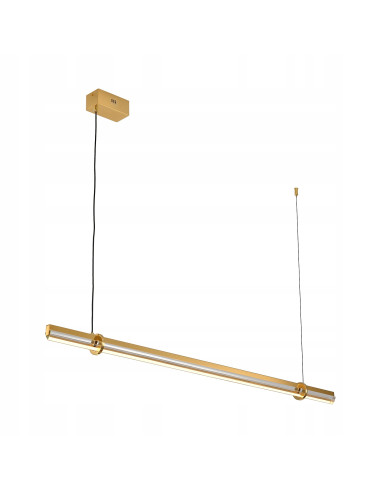 Lampa wisząca złota LOVELY 120 cm LED ze szklanym kloszem – elegancja i nowoczesność do każdego wnętrza