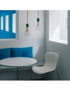 Lampa wisząca PASTELLO PINK ze szkła kolorowego - nowoczesny akcent dekoracyjny do eleganckich wnętrz 2