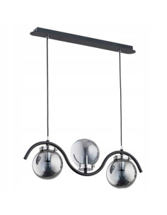 Nowoczesny Żyrandol Korda Chrom z Kropelkami Rtęci - Elegancka Lampa Wisząca do Wnętrz w Stylu Industrialnym