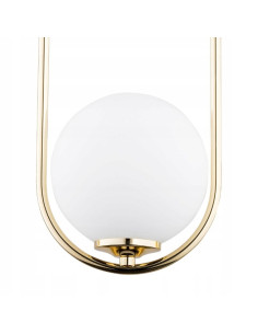 Lampa wisząca NOVAL w złotej ramie – nowoczesny zwis glamour do jadalni i holu, elegancka i stylowa oferta 2