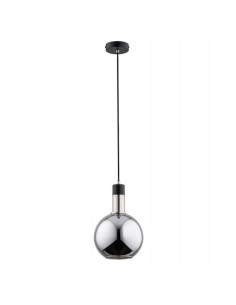 Lampa sufitowa MAYA CHROM, elegancka kulista forma z chromowanym kloszem - idealna do biura, jadalni, salonu, sypialni.